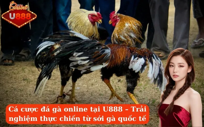 Cá cược đá gà online tại U888 – Trải nghiệm thực chiến từ sới gà quốc tế