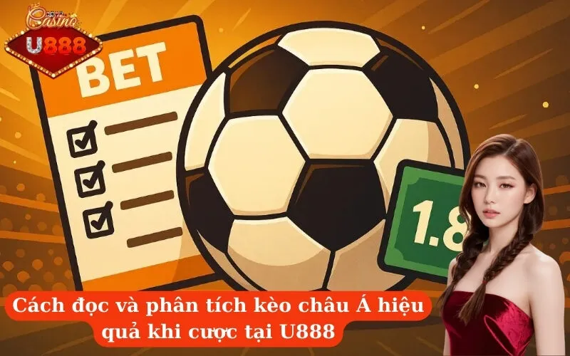 Cách đọc và phân tích kèo châu Á hiệu quả khi cược tại U888