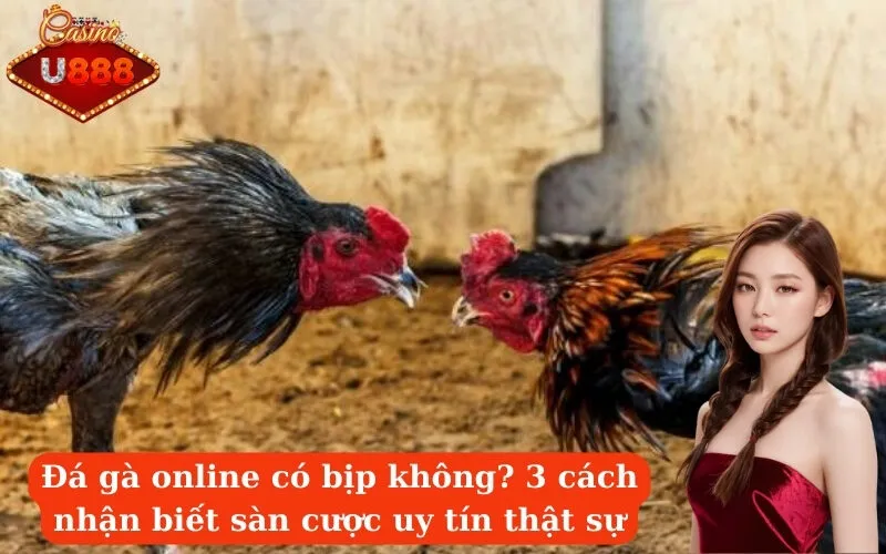 Đá gà online có bịp không 3 cách nhận biết sàn cược uy tín thật sự