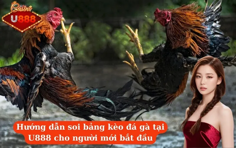 Hướng dẫn soi bảng kèo đá gà tại U888 cho người mới bắt đầu