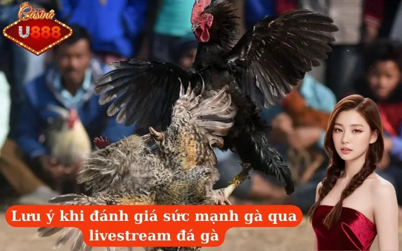 Lưu ý khi đánh giá sức mạnh gà qua livestream đá gà