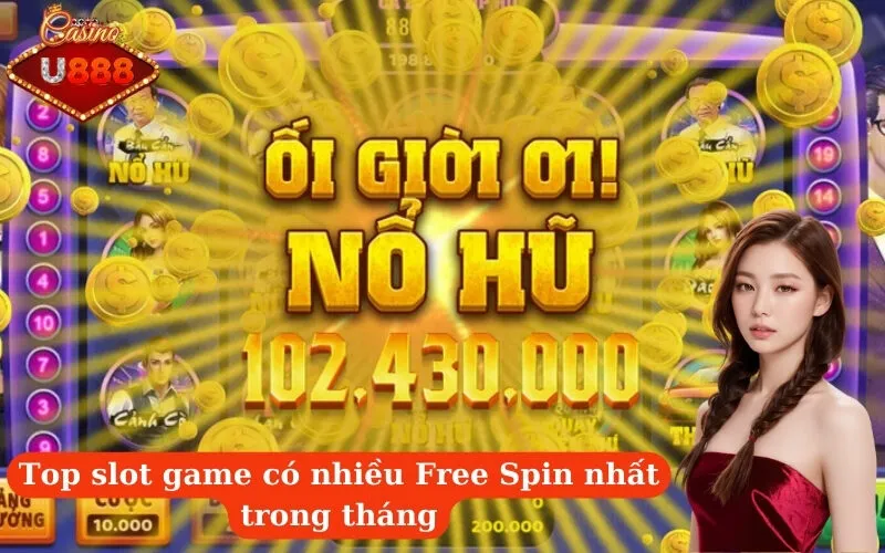 Top slot game có nhiều Free Spin nhất trong tháng